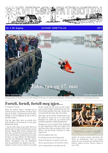 Ny utgave nå trykket og leverti ut til alle husstander på Kvitsøy og abonnenter!